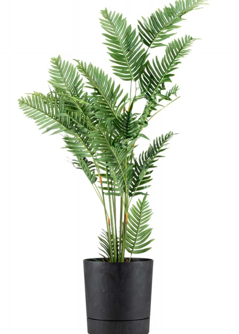 Donica z podstawką Azalea recykling czarny beton 35 cm * HowHomely Discount