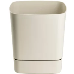 Donica z podstawką CUBI recykling beż 16x16 cm * HowHomely Outlet