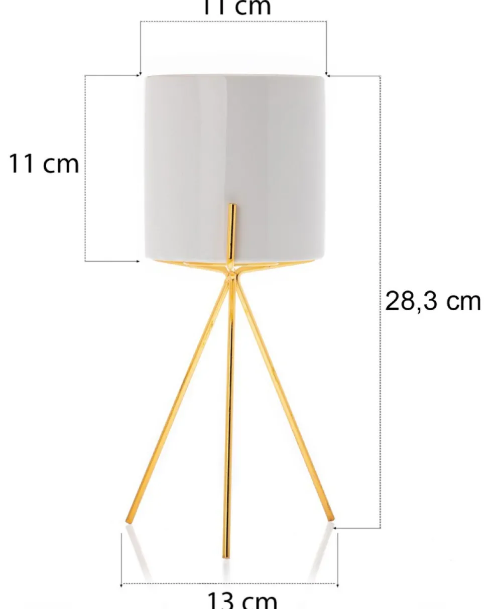 Doniczka Emma White 28 cm