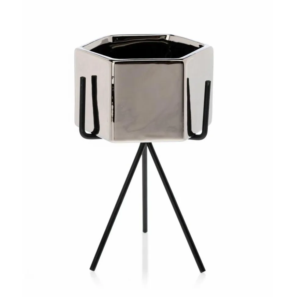 Doniczka Sashi Silver 18,5 cm