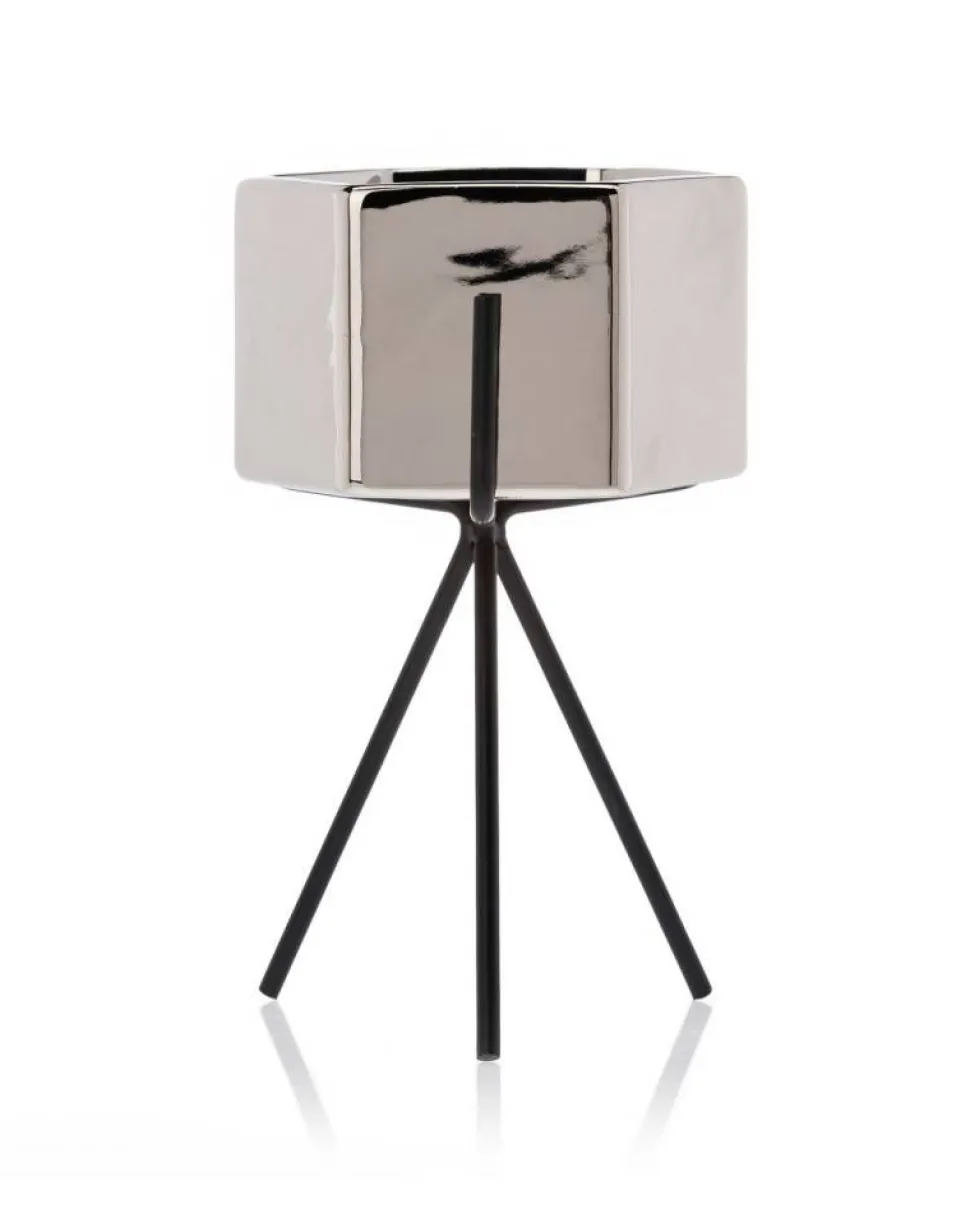 Doniczka Sashi Silver 18,5 cm