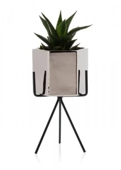 Doniczka Sashi Silver 20 cm