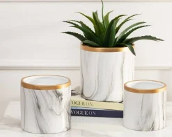 Doniczka Sona Marbling 13 cm