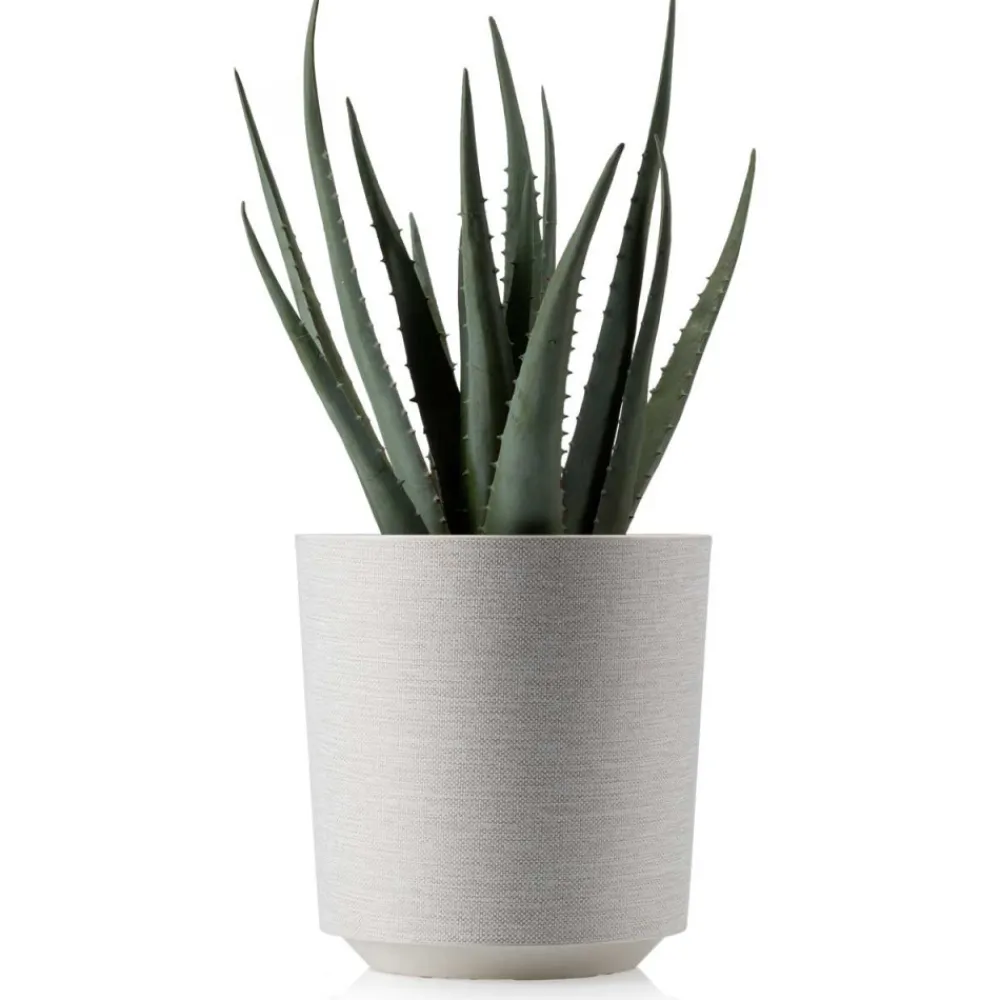 Doniczka Aloe Texelle kremowa h20x19,5 cm * HowHomely Clearance