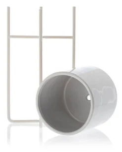 Doniczka Florri White 22 cm * HowHomely Outlet