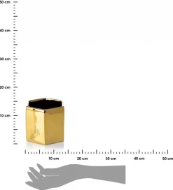 Doniczka Mia Gold 12 cm * HowHomely Clearance