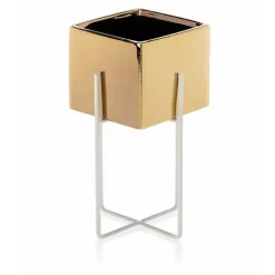 Doniczka Mizu Gold White 23 cm * HowHomely Sale