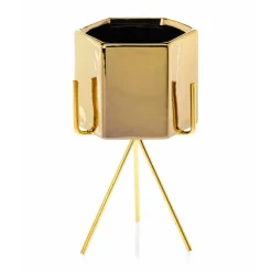 Doniczka Sashi Gold 20 cm * HowHomely New