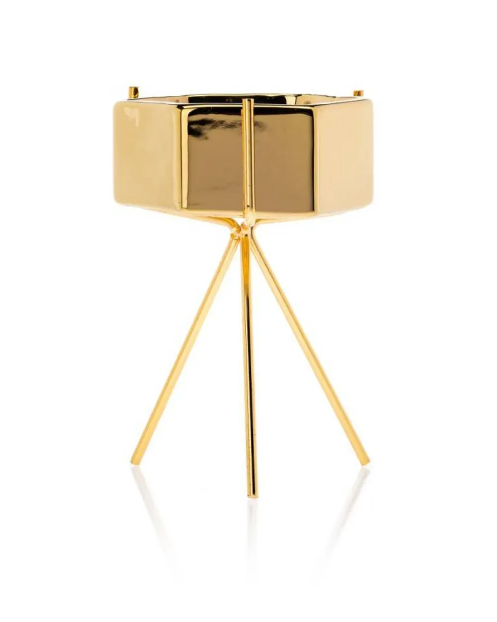 Doniczka Sashi Gold 16,5 cm * HowHomely Discount
