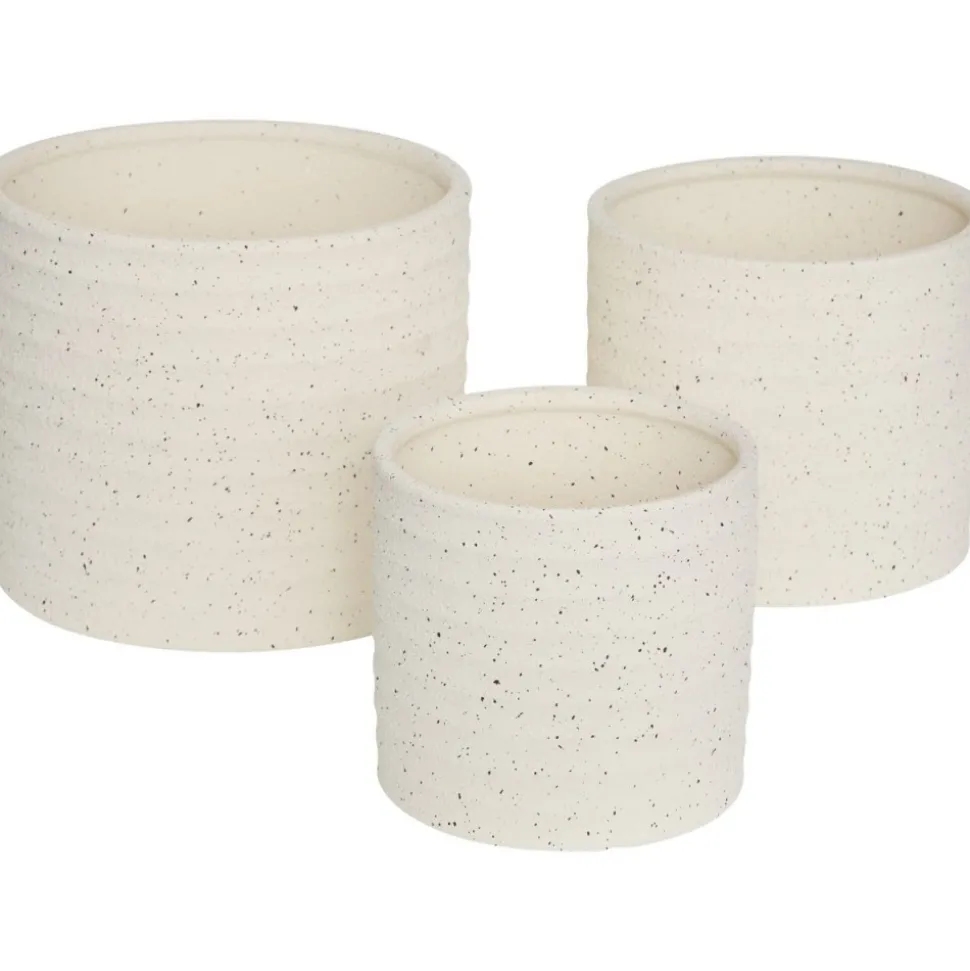 Doniczki ceramiczne 3 szt. Elly
