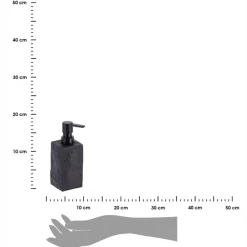 Dozownik na mydło 260ml Matty czarny