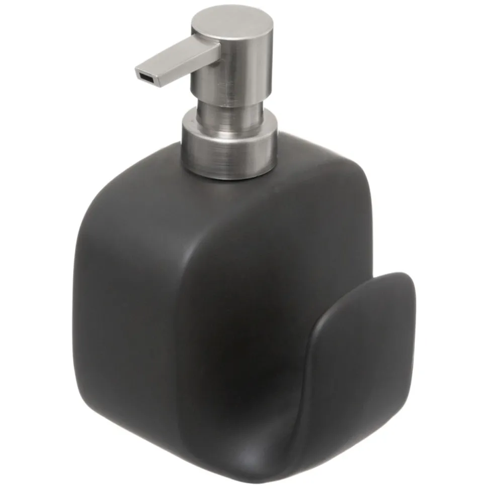 Dozownik na płyn z gąbką Black 400 ml