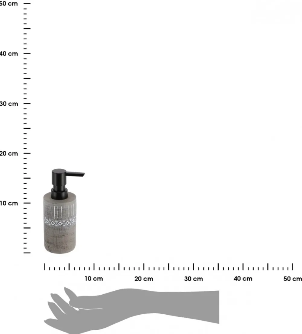 Dozownik na mydło Klass Grey 160 ml * TENDANCE Online