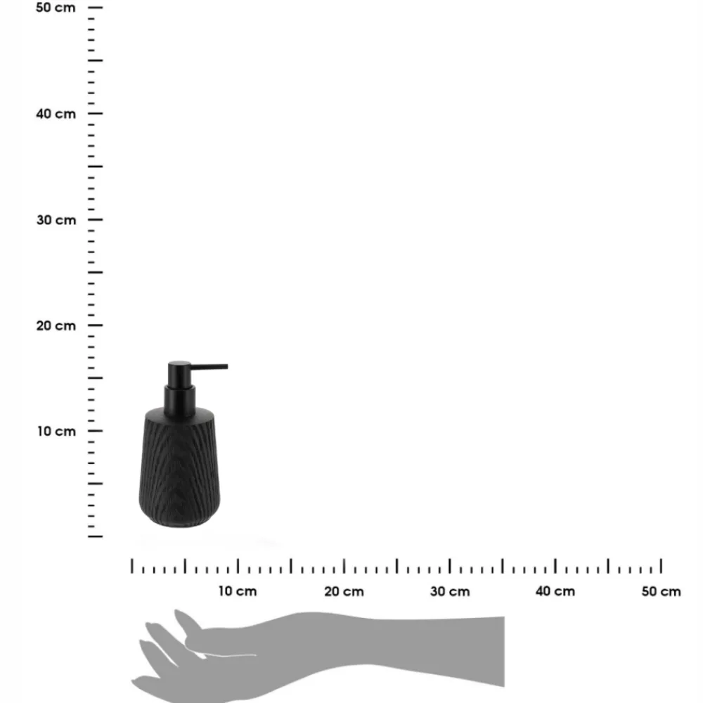 Dozownik na mydło 350ml Morgan czarny * TENDANCE