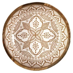 Drewniana misa Marrakesh beż 28 cm * HowHomely Outlet