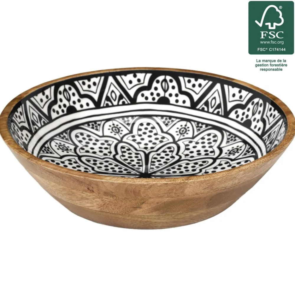 Drewniana misa Marrakesh 28 cm * HowHomely Online