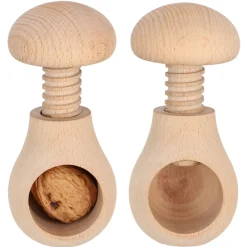 Drewniany dziadek do orzechów grzybek h9,8 cm * Esschert Design