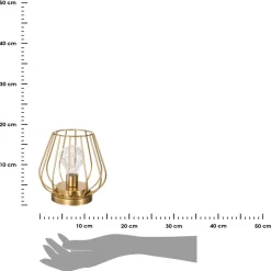 Druciana lampka LED z żarówką 17 cm