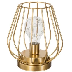 Druciana lampka LED z żarówką 17 cm