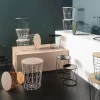 Druciany stolik kawowy Kumi biały