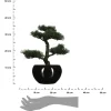 Drzewko bonsai w czarnej doniczce 36 cm