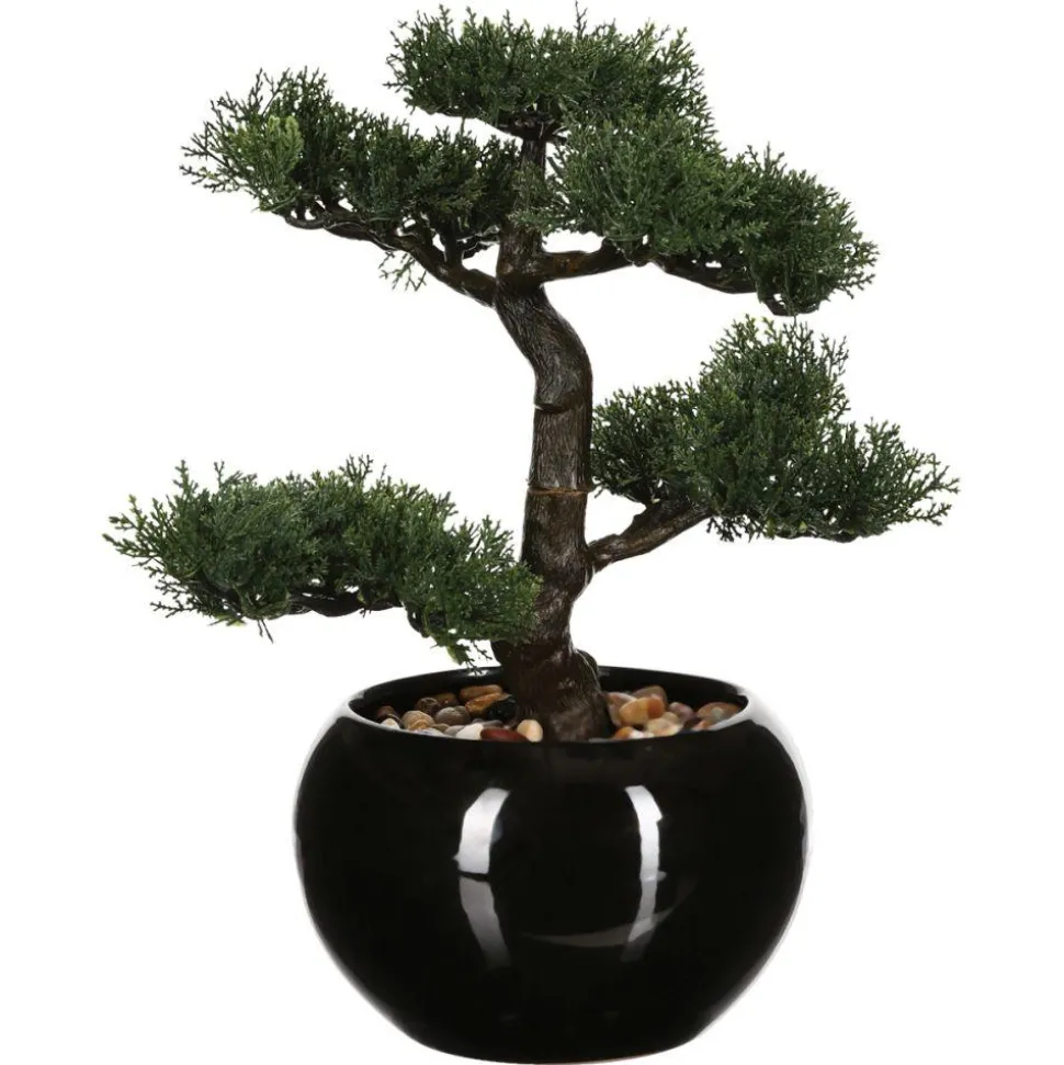 Drzewko bonsai w czarnej doniczce 36 cm