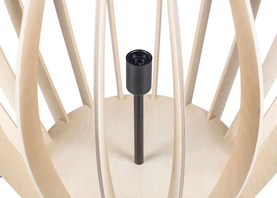 Duża lampa stojąca PLYWOOD 148 cm BOHO