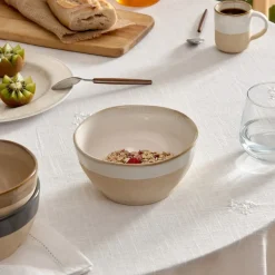 Duża miska z ceramiki Kate 720 ml biała * Secret de Gourmet Sale