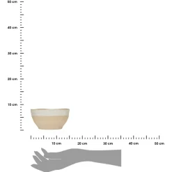 Duża miska z ceramiki Kate 720 ml biała * Secret de Gourmet Sale