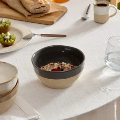 Duża miska z ceramiki Kate 720 ml szara * Secret de Gourmet Clearance