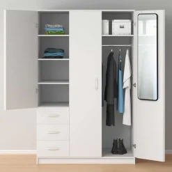 Duże lustro wiszące na drzwi REFLEX 120 cm * HowHomely Online