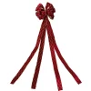Długa kokarda na choinkę 130x33 cm * H&S Decoration Outlet