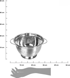 Durszlak metalowy z rączką 4,75L