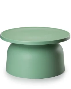 Dwa minimalistyczne stoliki OTTO zielone