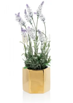 Dwie doniczki Mia Gold 12 cm