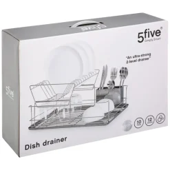 Dwupoziomowa suszarka do naczyń * 5five Simply Smart Clearance