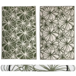 Dwustronny dywan ogrodowy w liście 150x242 cm * Esschert Design Online