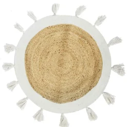 Dywan jutowy z frędzlami TASSA boho 80 cm