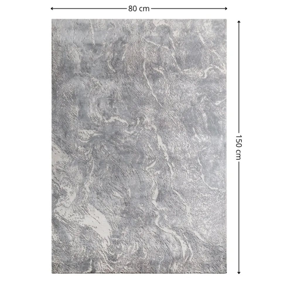 Dywan SALENA9 stalowy 80x150 cm