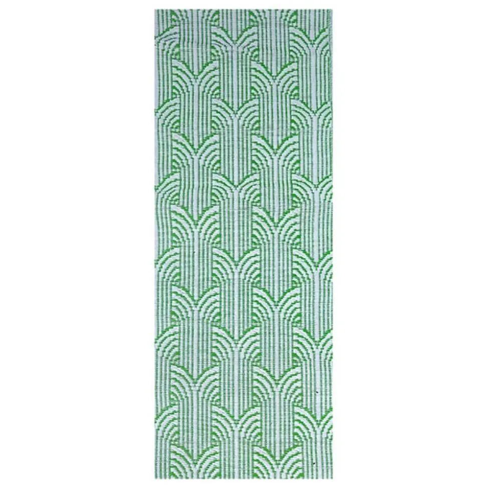 Dywan zewnętrzny dwustronny zielony 68x125cm