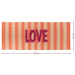 Dywan bawełniany LOVE 45x120 cm * TENDANCE New