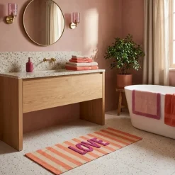 Dywan bawełniany LOVE 45x120 cm * TENDANCE New