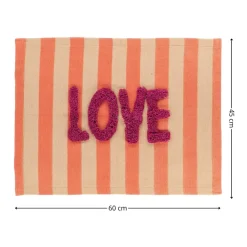 Dywan bawełniany LOVE 45x60 cm * TENDANCE Hot