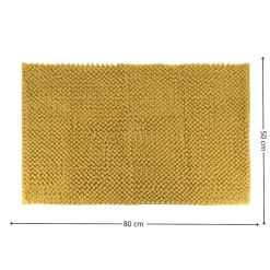 Dywanik łazienkowy Balls 50x80 cm musztardowy