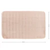 Dywanik łazienkowy blush róż 50x80 cm efekt futra