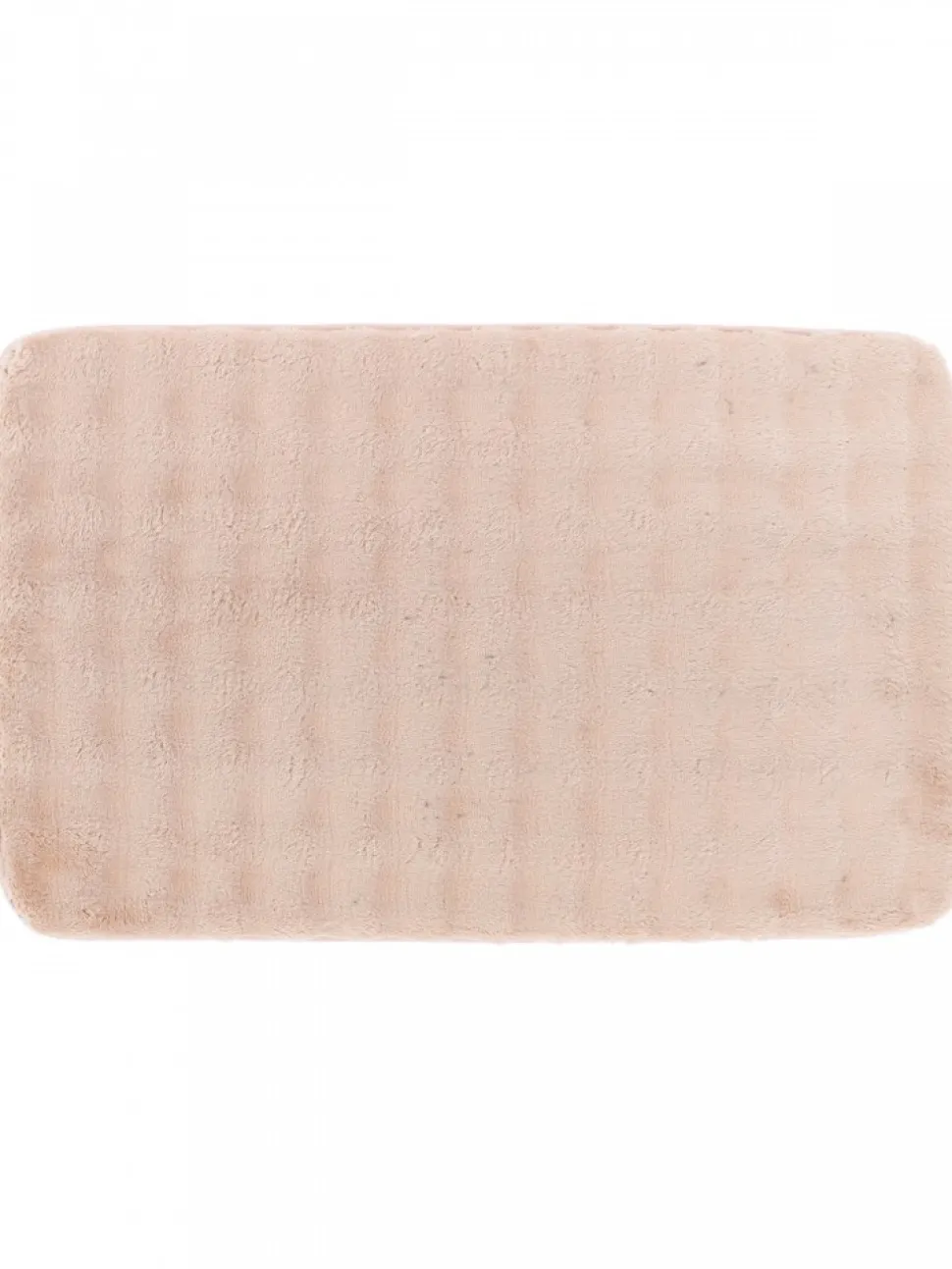 Dywanik łazienkowy blush róż 50x80 cm efekt futra