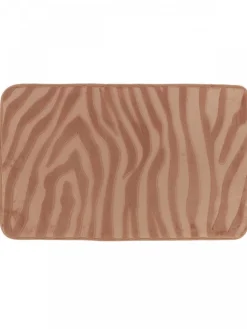 Dywanik łazienkowy cappuccino 45x75 cm zebra