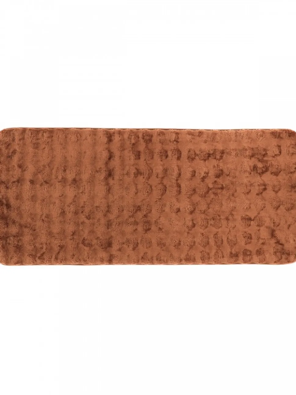 Dywanik łazienkowy cappuccino 50x120 cm efekt futra