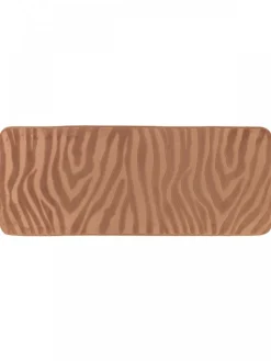 Dywanik łazienkowy cappuccino 45x120 cm zebra
