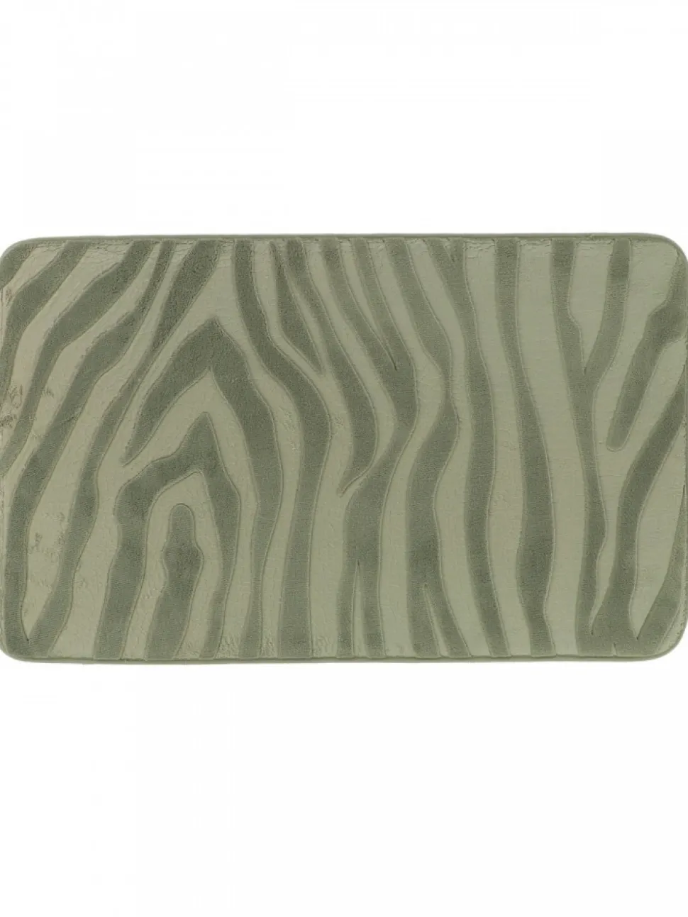Dywanik łazienkowy szałwiowy 45x75 cm zebra